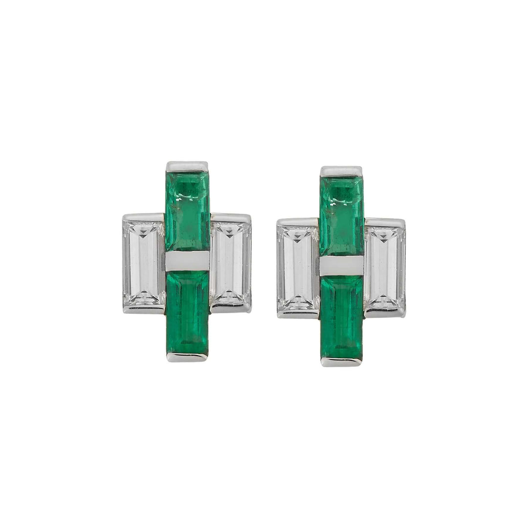 Tower Big Block Studs W-D-EM - Baguette - Ileana Makri store