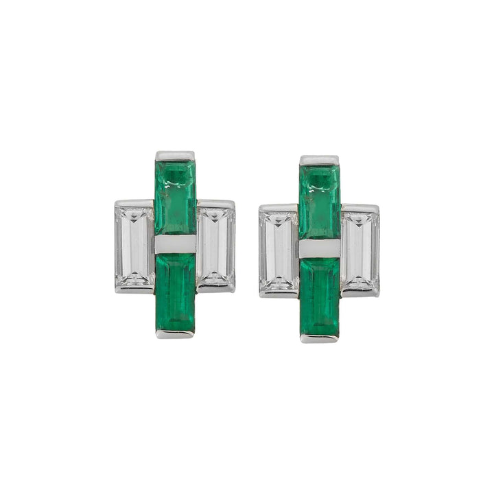 Tower Big Block Studs W-D-EM - Baguette - Ileana Makri store