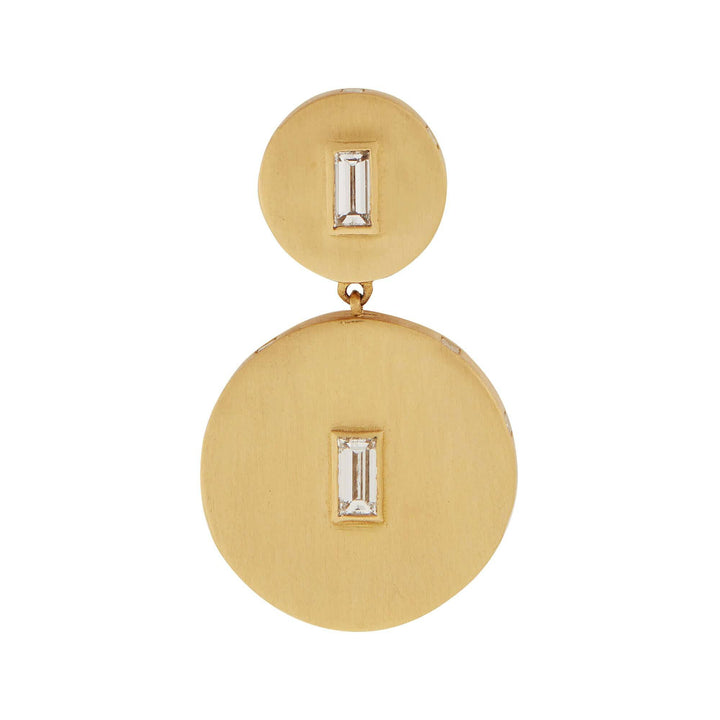 True Shield Baguette Earrings - Gem Candy - Ileana Makri store