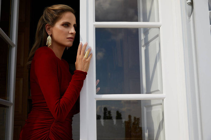 True Shield Baguette Ring Y-D - Gem Candy - Ileana Makri store