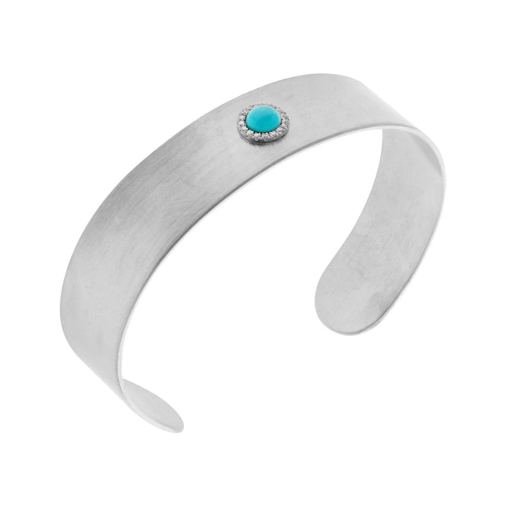 Turquoise Bubble Cuff Slv - Eye M Core - Ileana Makri store