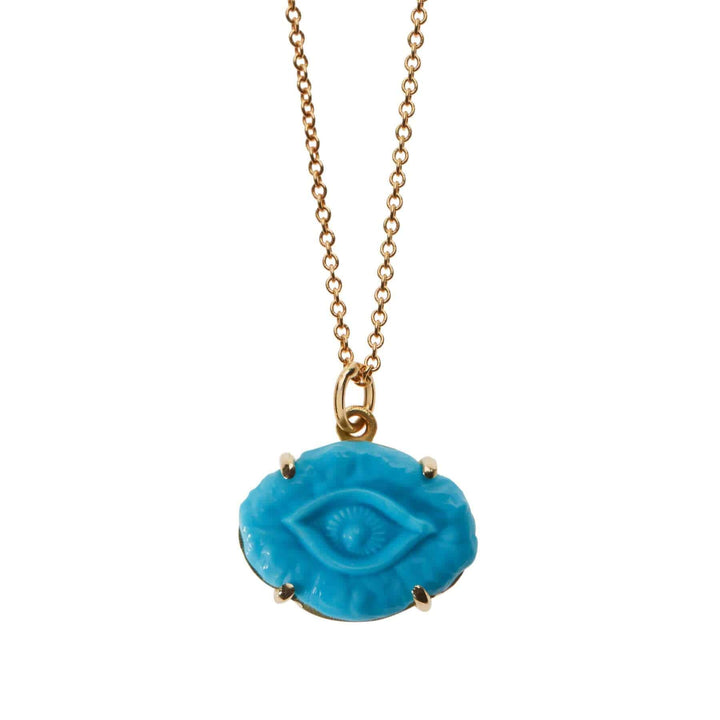 Turquoise Evil Eye - Exclusive - Ileana Makri store