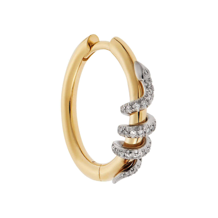 Twisted Boa Hoops Y-W-D - SNAKES - Ileana Makri store