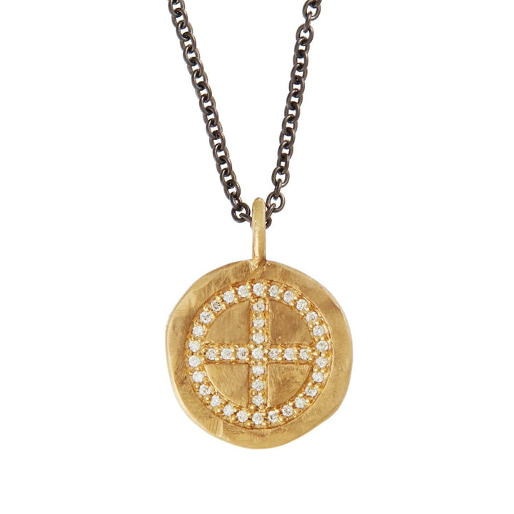 Wheel Cross Carved Y-D - SYMBOLS - Ileana Makri store