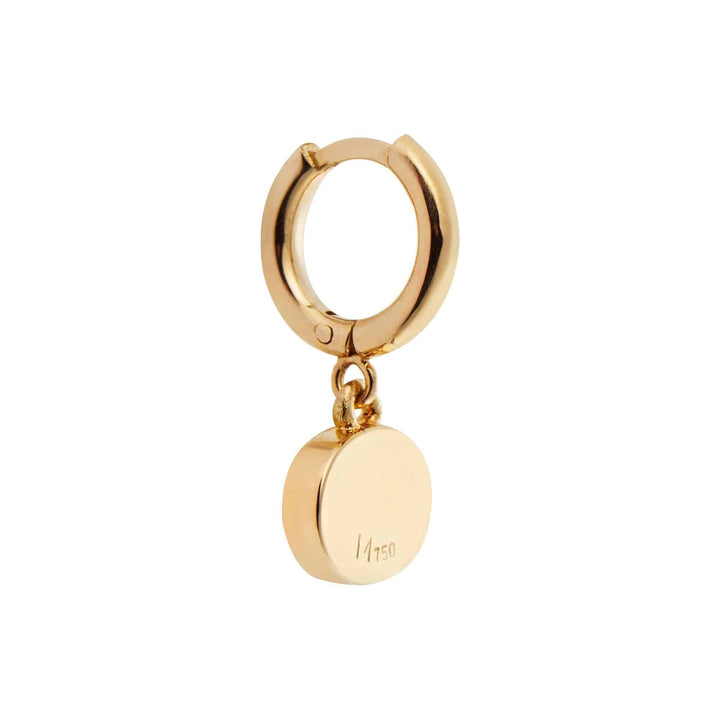 Yellow Mini Oval Eye Hoops - EVIL EYE - Ileana Makri store