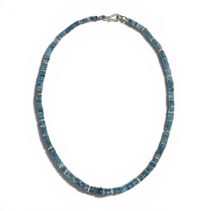 Globetrotter Sapphire Rondelles Necklace (43cm)