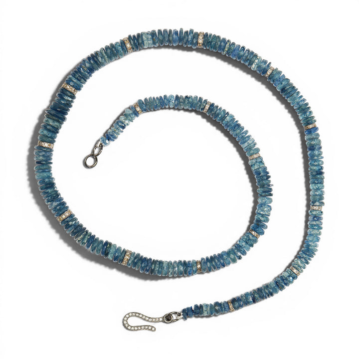 Globetrotter Sapphire Rondelles Necklace (43cm)