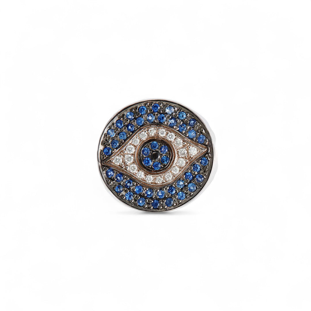 Little Blue Dawn Chevalier Ring