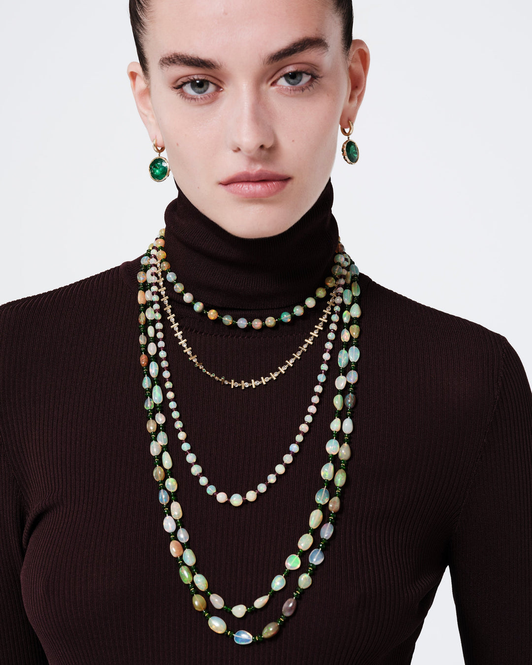 Emerald Edge Necklace (45cm)