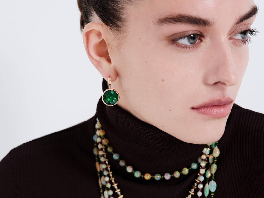 Emerald Sovereign Earrings