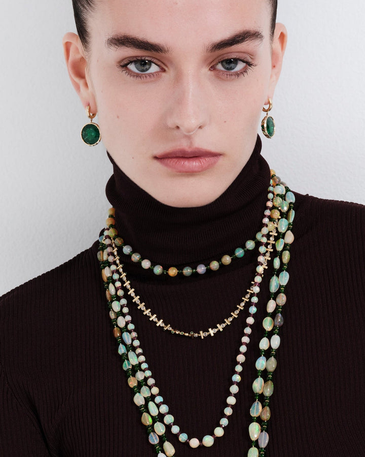 Emerald Edge Necklace (45cm)