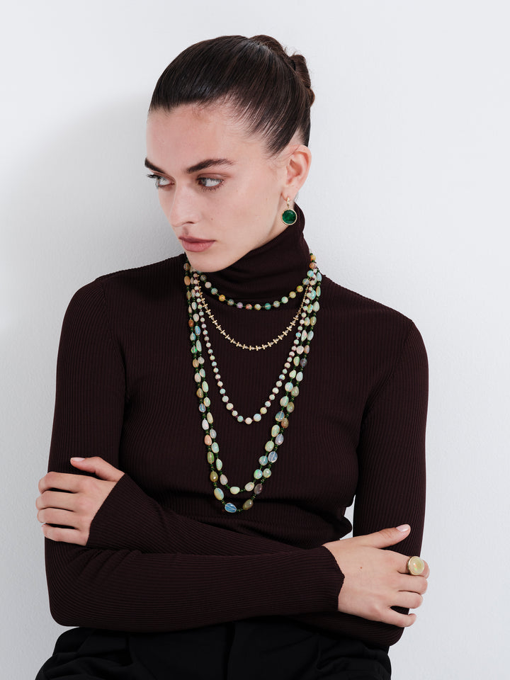 Emerald Edge Necklace (45cm)