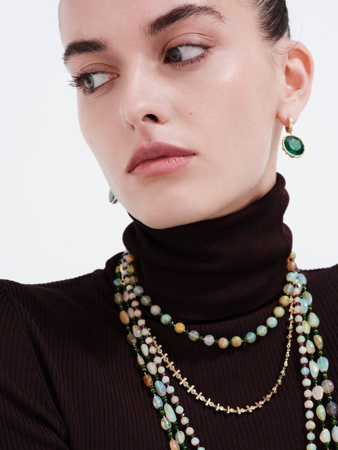 Emerald Edge Necklace (45cm)