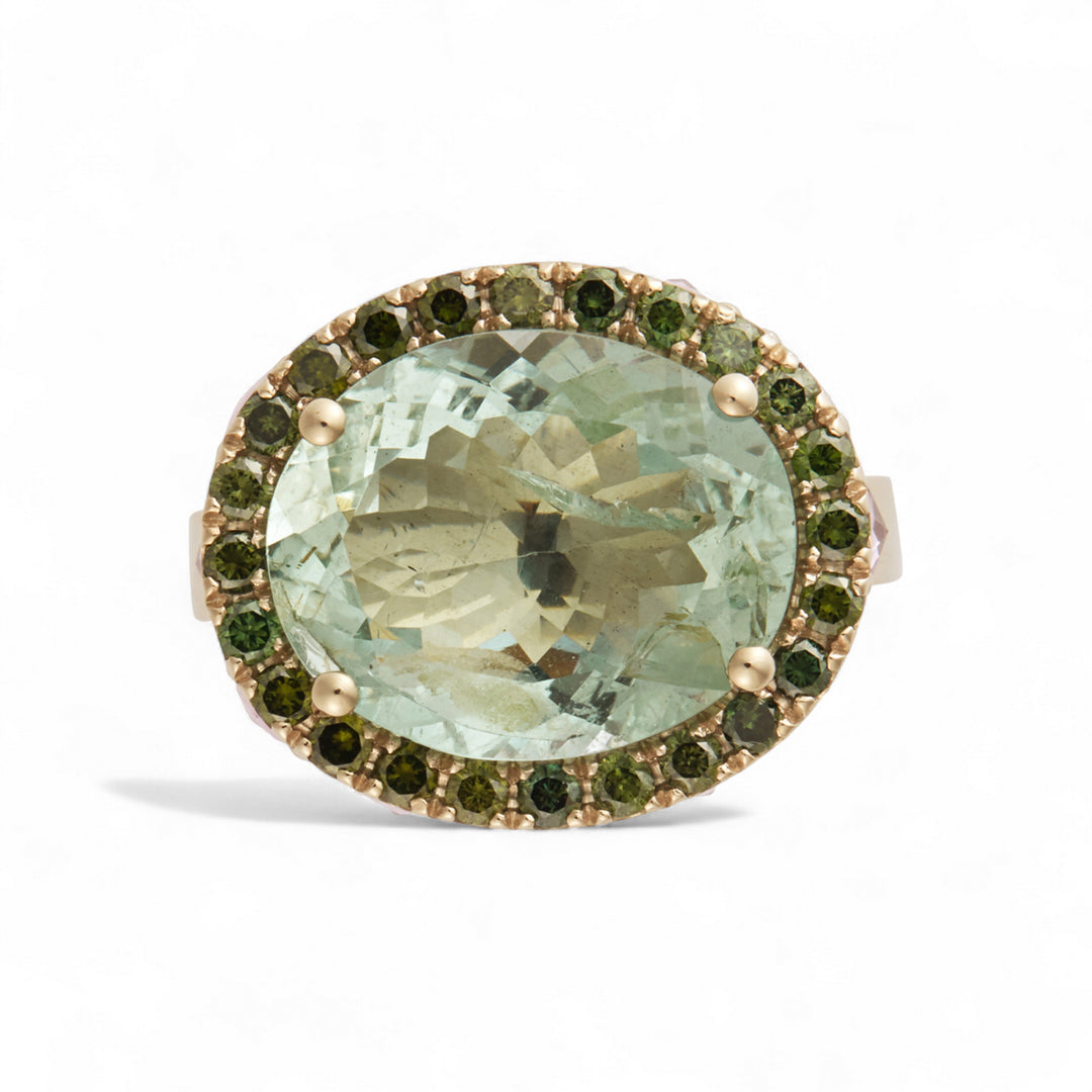 Unique Eternity Flower Ring