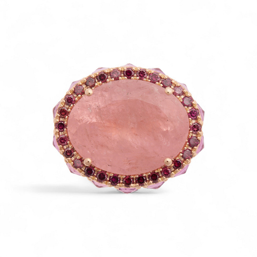 Wild Rose Eternity Flower Ring