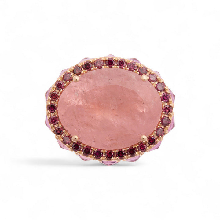 Wild Rose Eternity Flower Ring