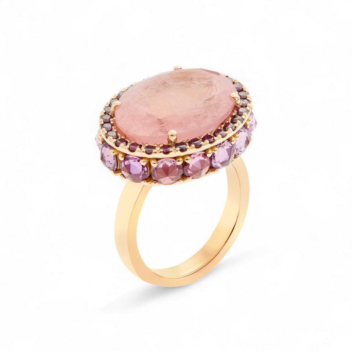 Wild Rose Eternity Flower Ring