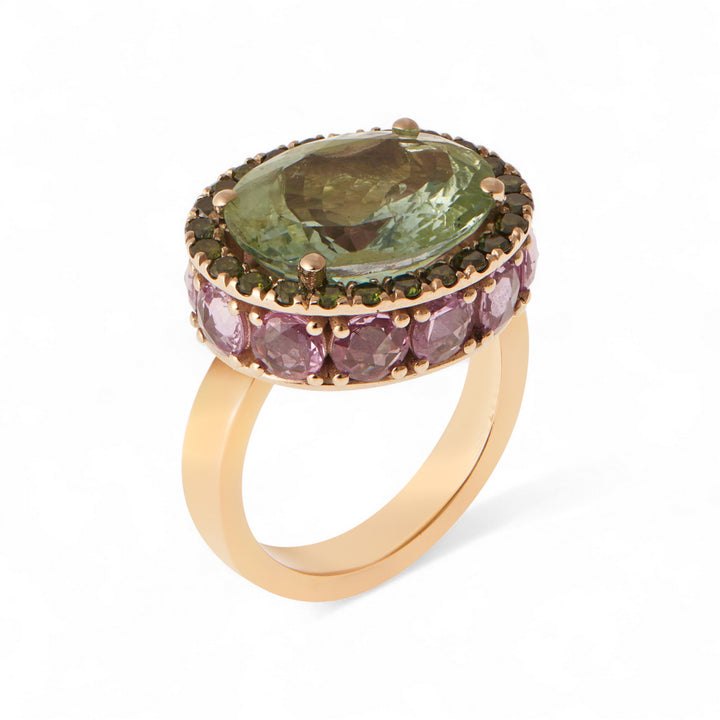 Unique Eternity Flower Ring