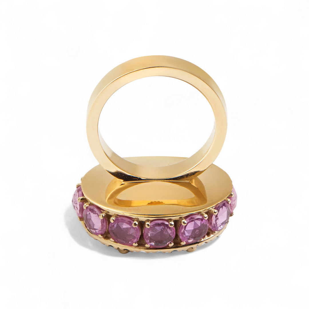 Unique Eternity Flower Ring