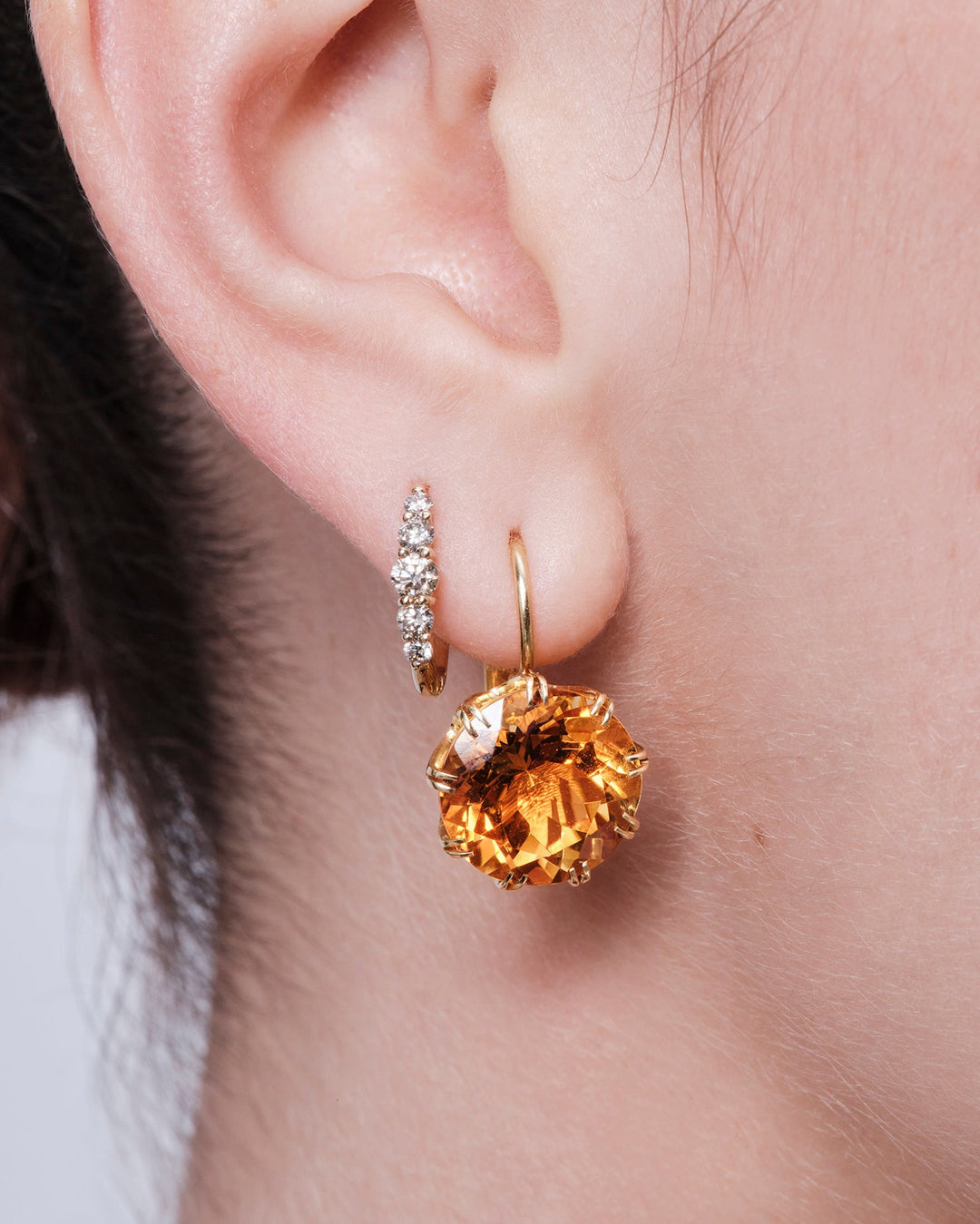 Medium Crown Orange Citrine