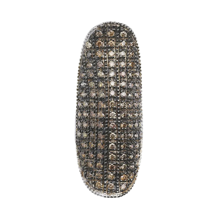 Champagne Diamond Shield Ring