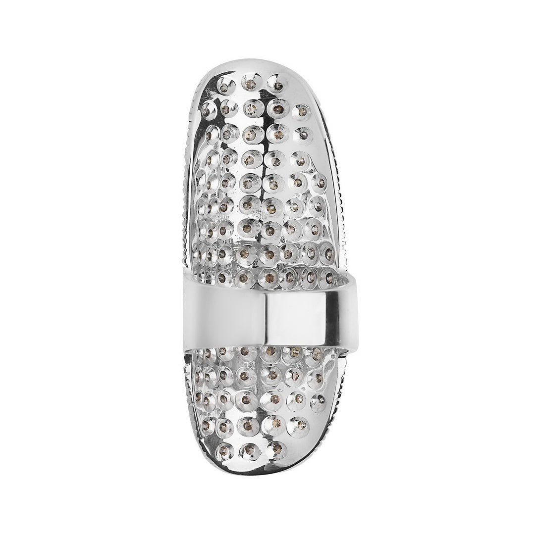 Champagne Diamond Shield Ring