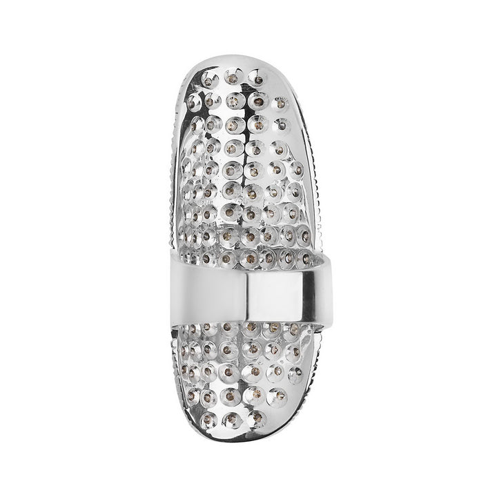 Champagne Diamond Shield Ring