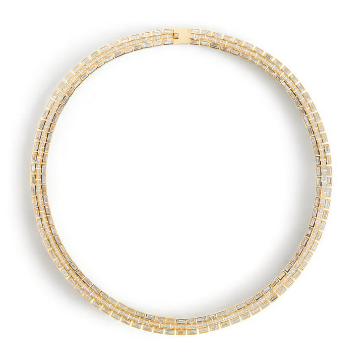 Baguette Dream Collar Necklace