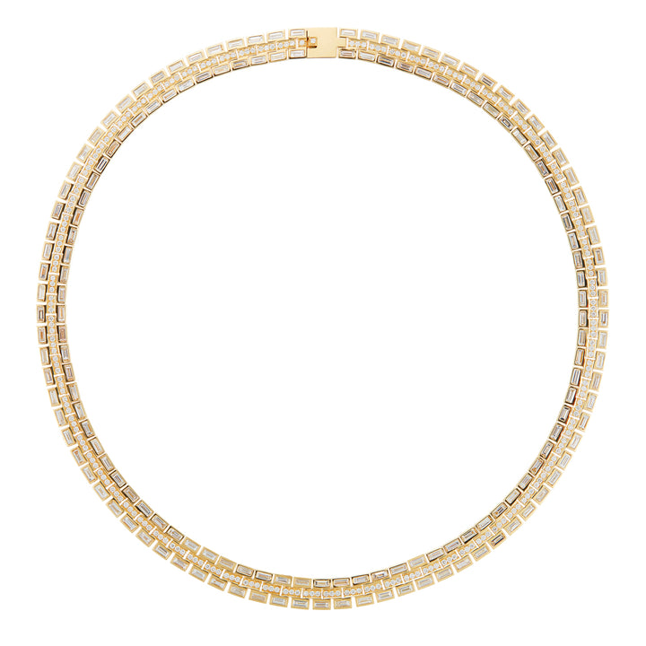 Baguette Dream Collar Necklace