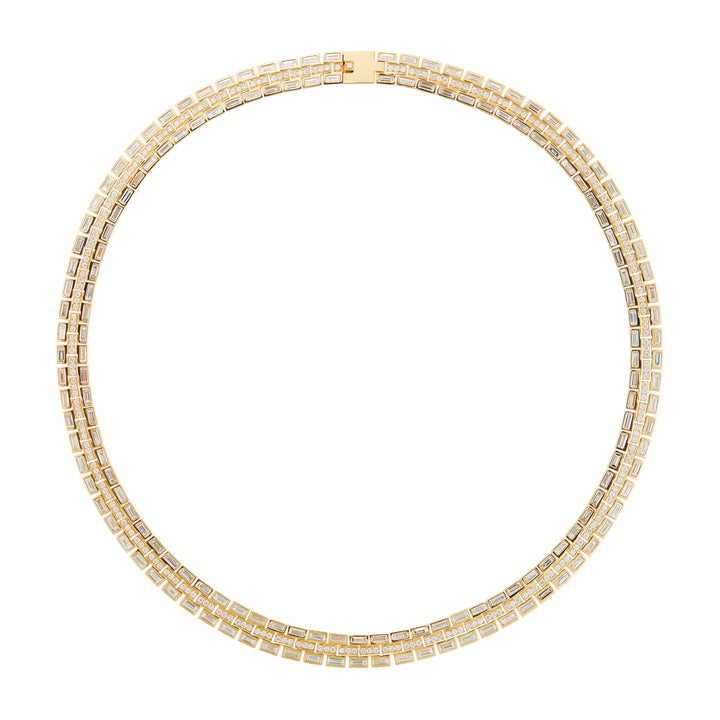 Baguette Dream Collar Necklace