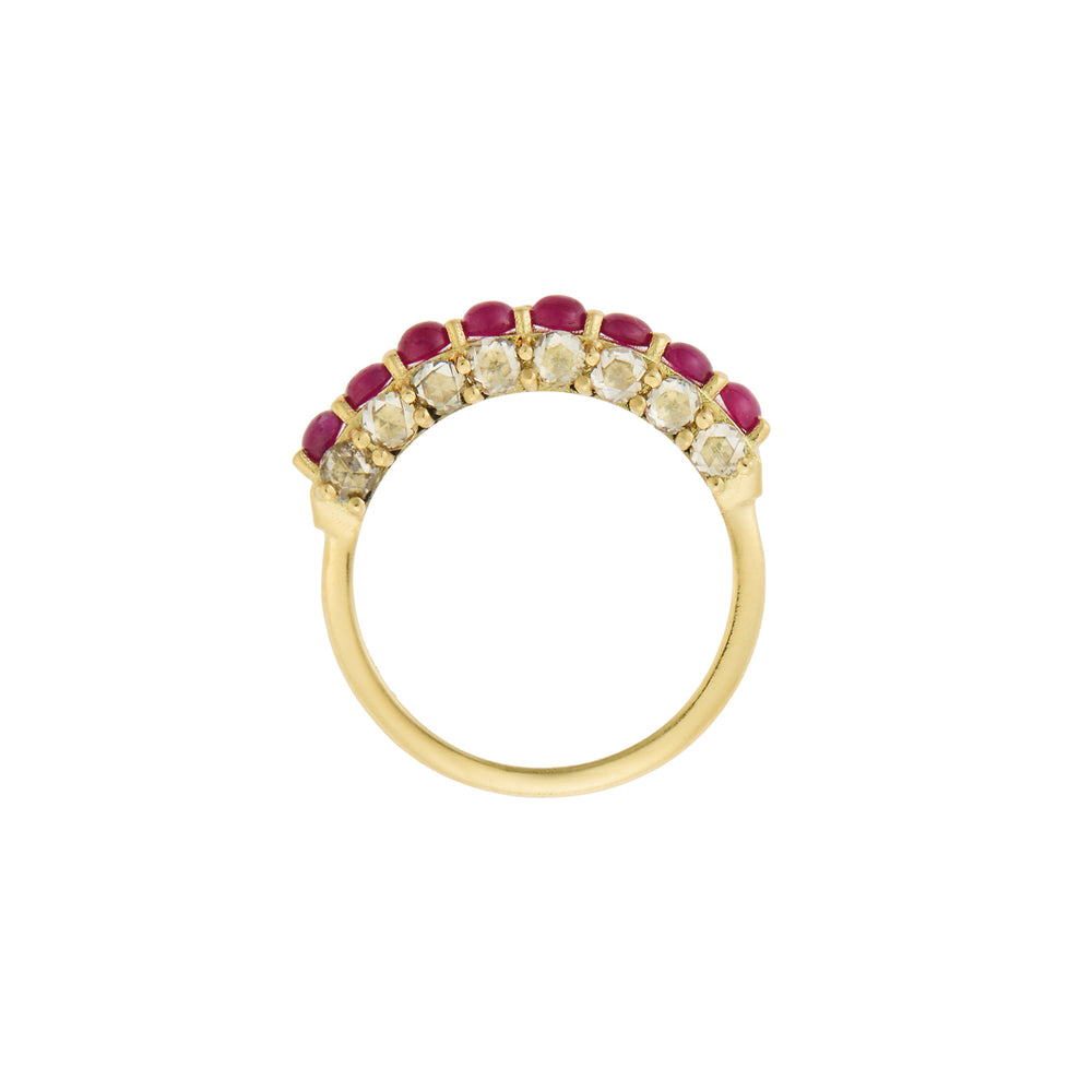 Ruby Arc Ring - Ileana Makri