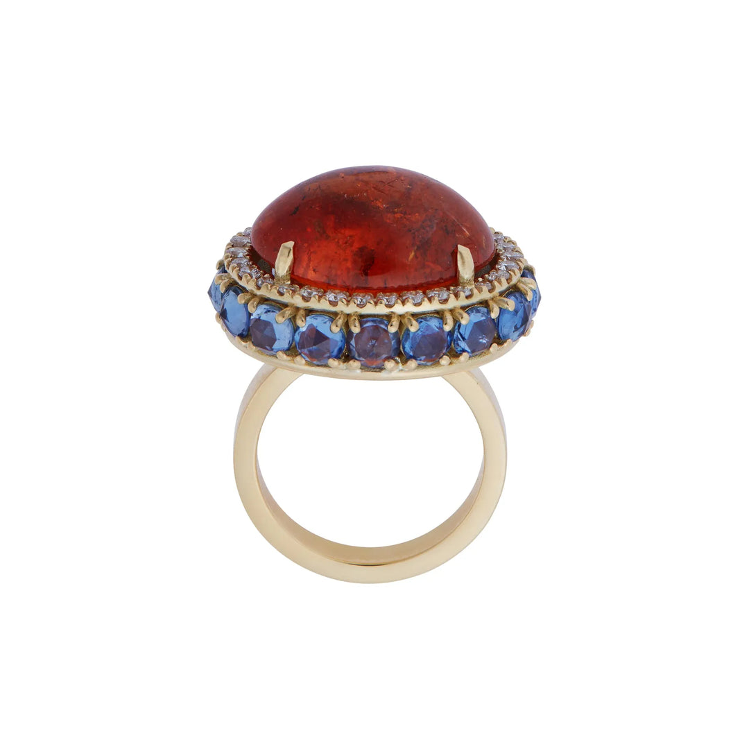 Spessartine Sunset Ring, Rings, Ileana Makri