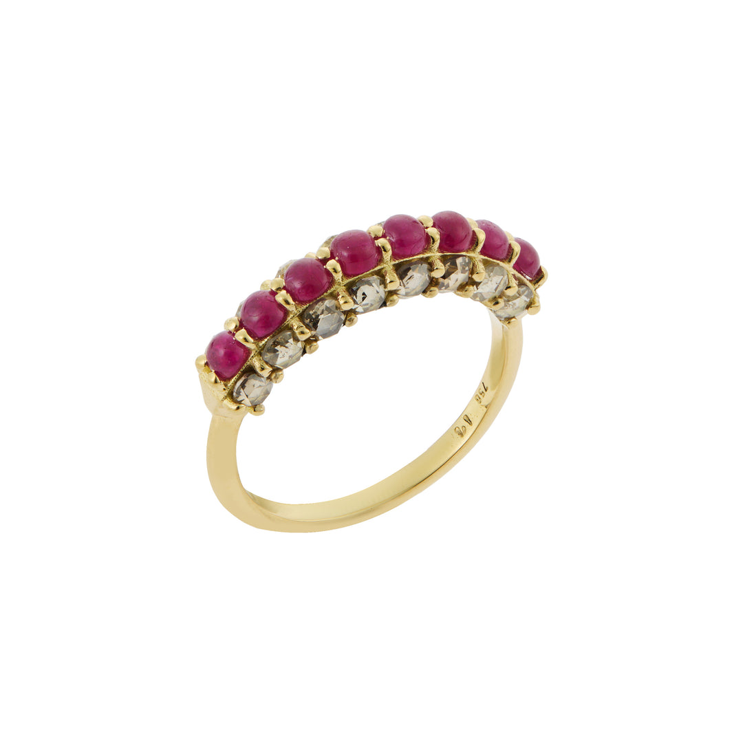 Ruby Arc Ring - Ileana Makri