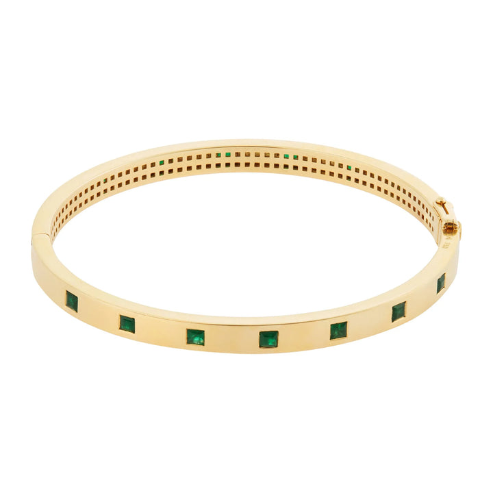 Emerald Princess Bangle, Bracelets, Ileana Makri