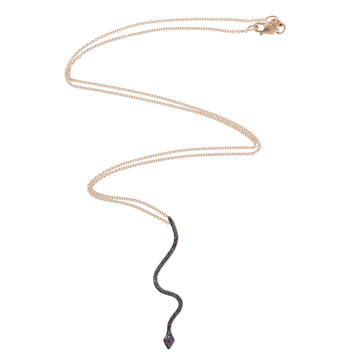 Lucky Snake Noir Pendant