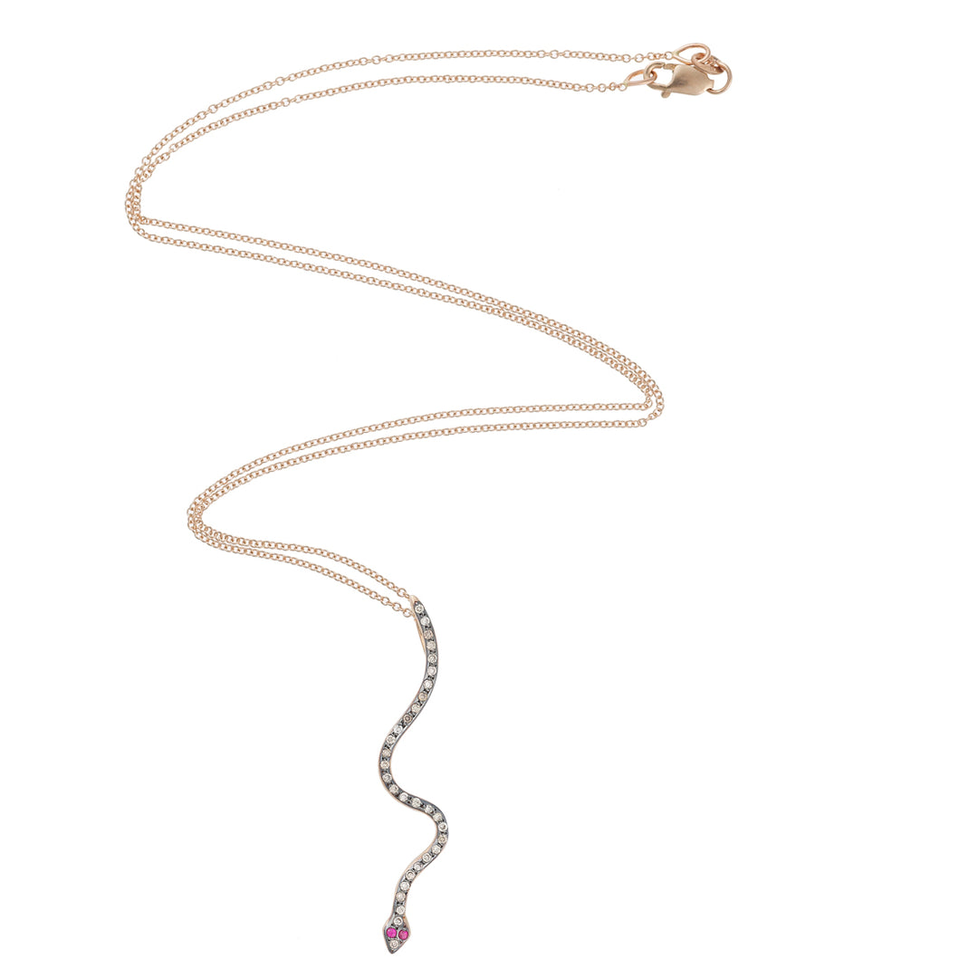 Lucky Snake Ember Pendant