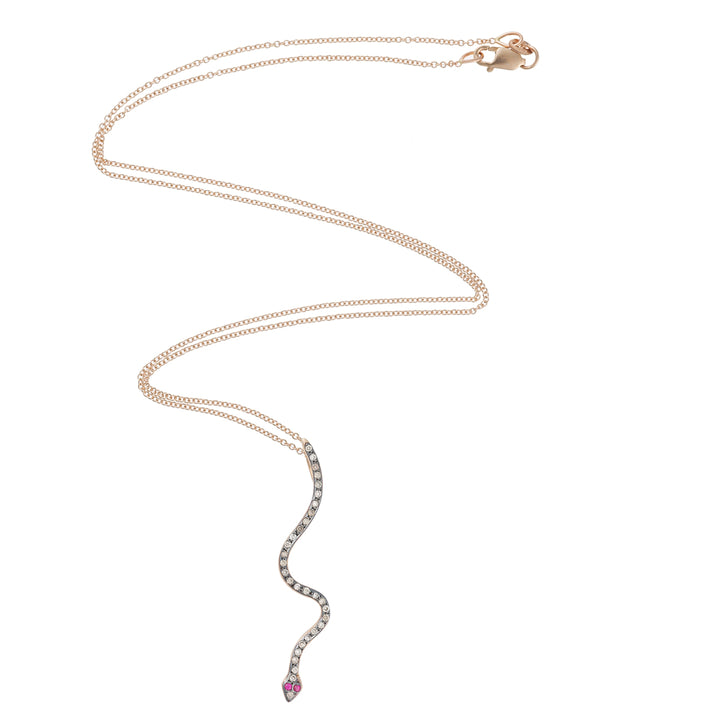 Lucky Snake Ember Pendant