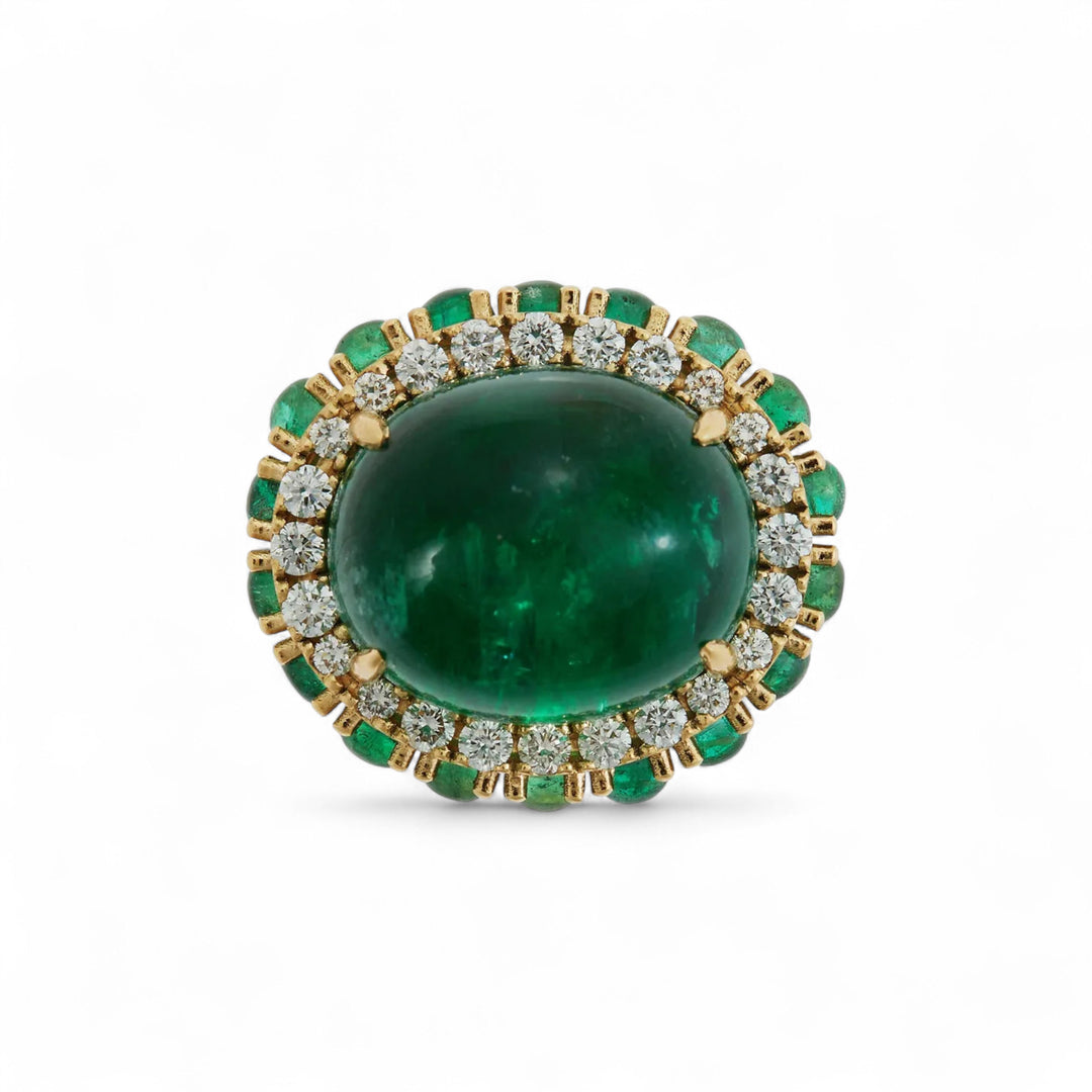 Emerald Symphony Ring