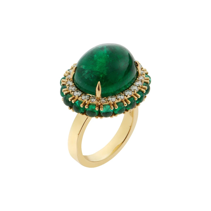 Emerald Symphony Ring