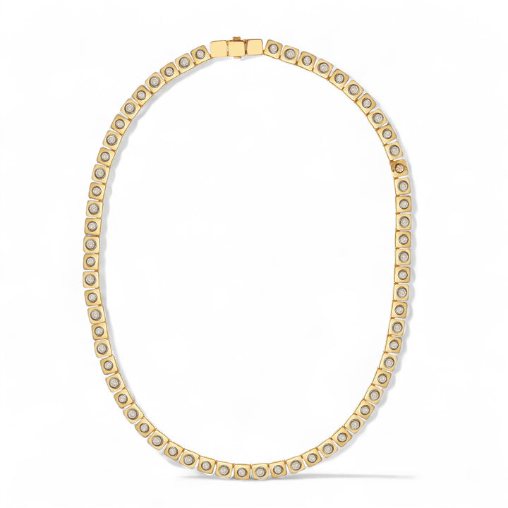 Medium Tile Diamond Necklace