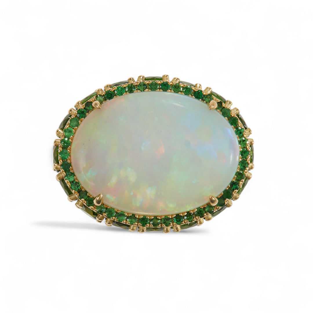 Verdant Mirage Opal Ring