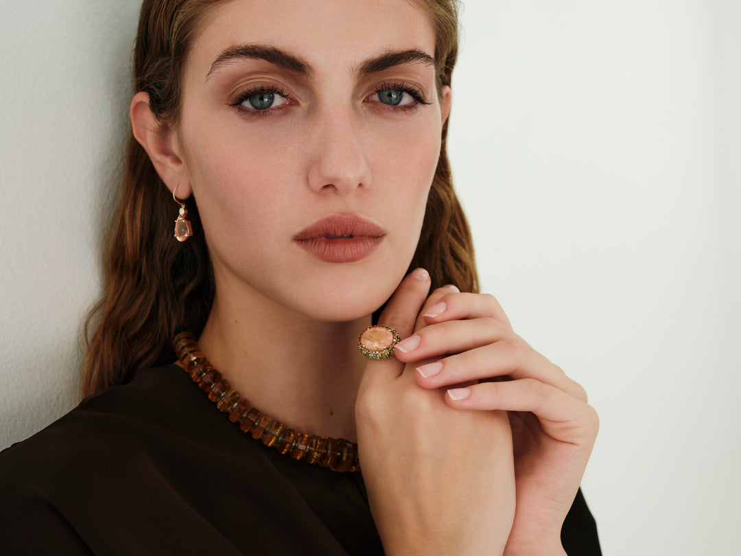 Morganite Twilight Ring