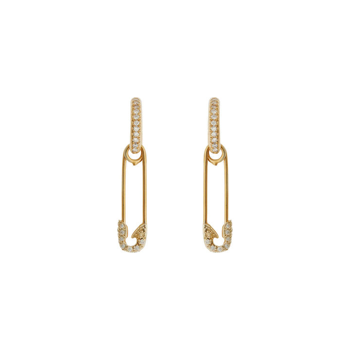 Safety Pin Midi Hoop Y-D - Ileana Makri