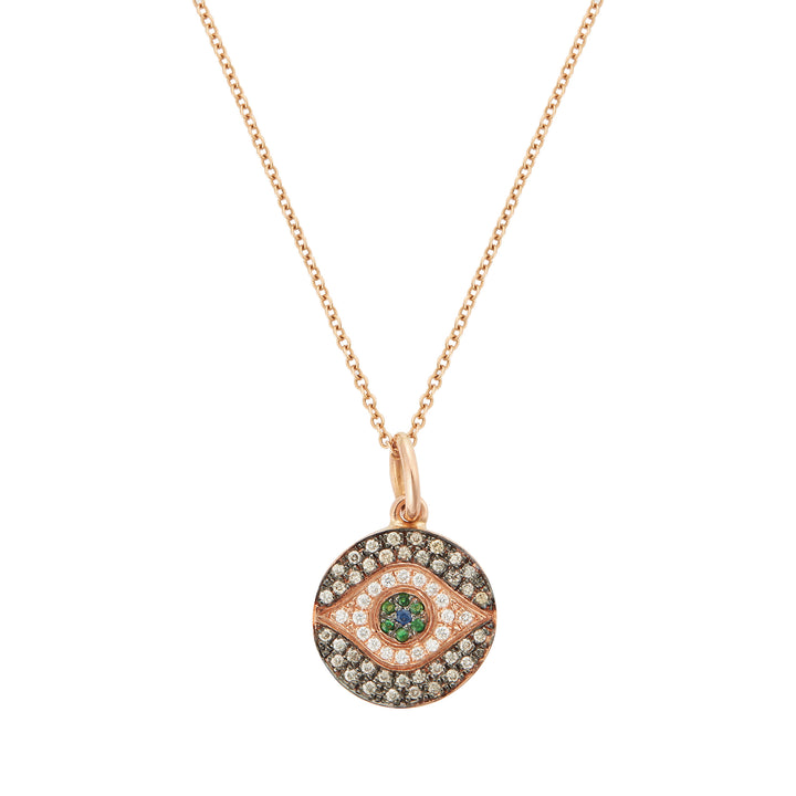 Mini Dawn Champagne Diamond Pendant