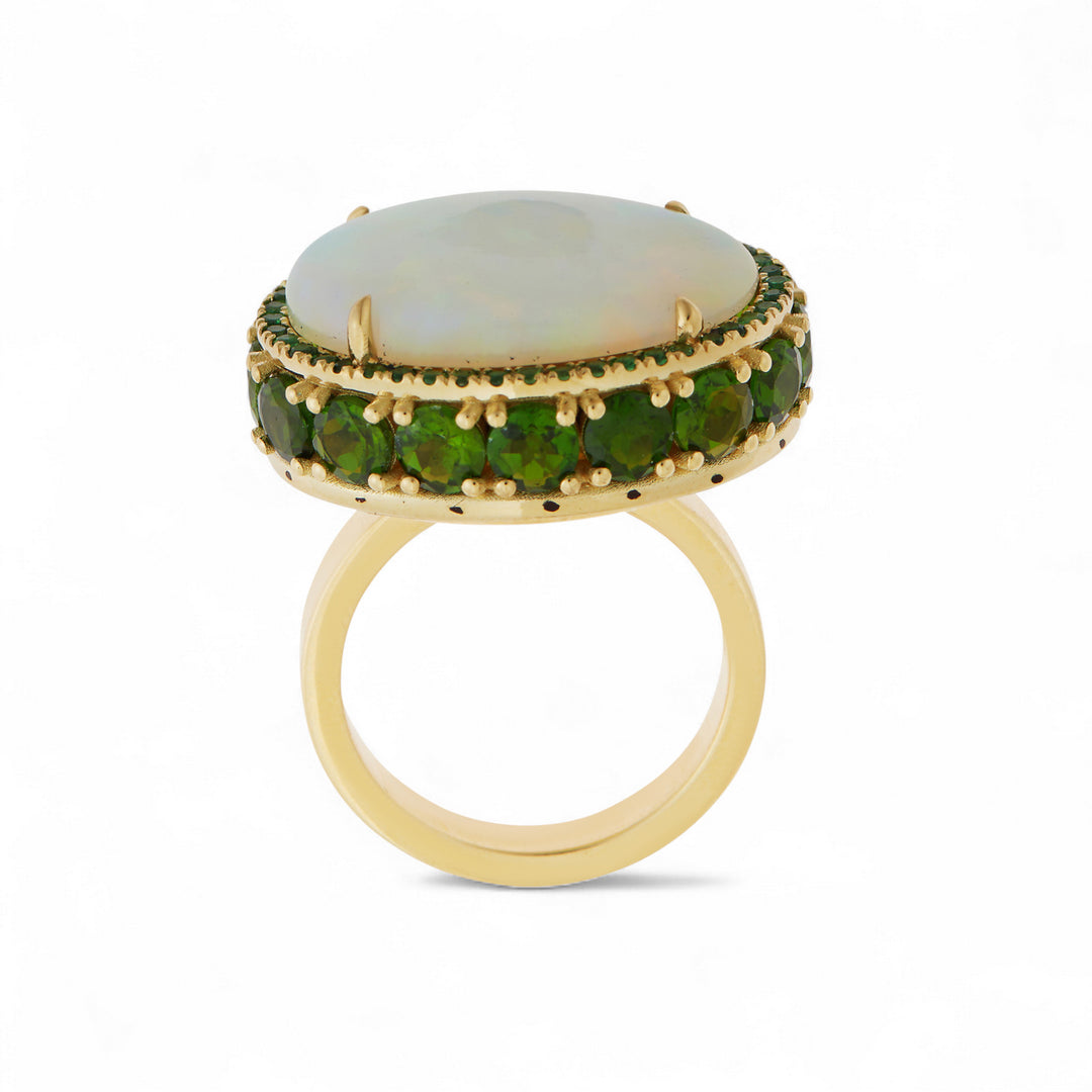 Verdant Mirage Opal Ring