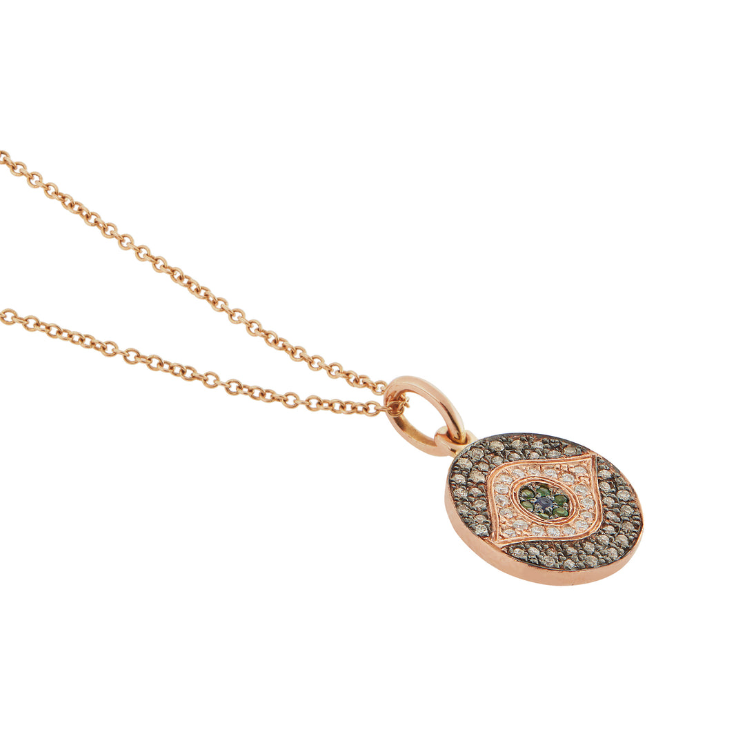 Mini Dawn Champagne Diamond Pendant