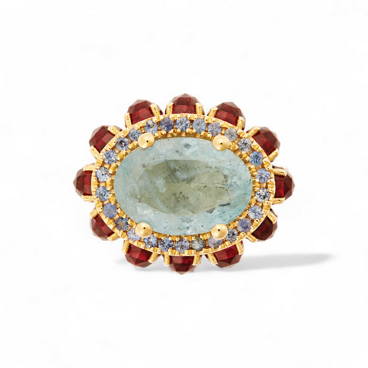 Serene Eternity Flower Ring