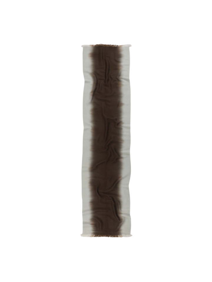 Border Ombre Scarf Opal Army