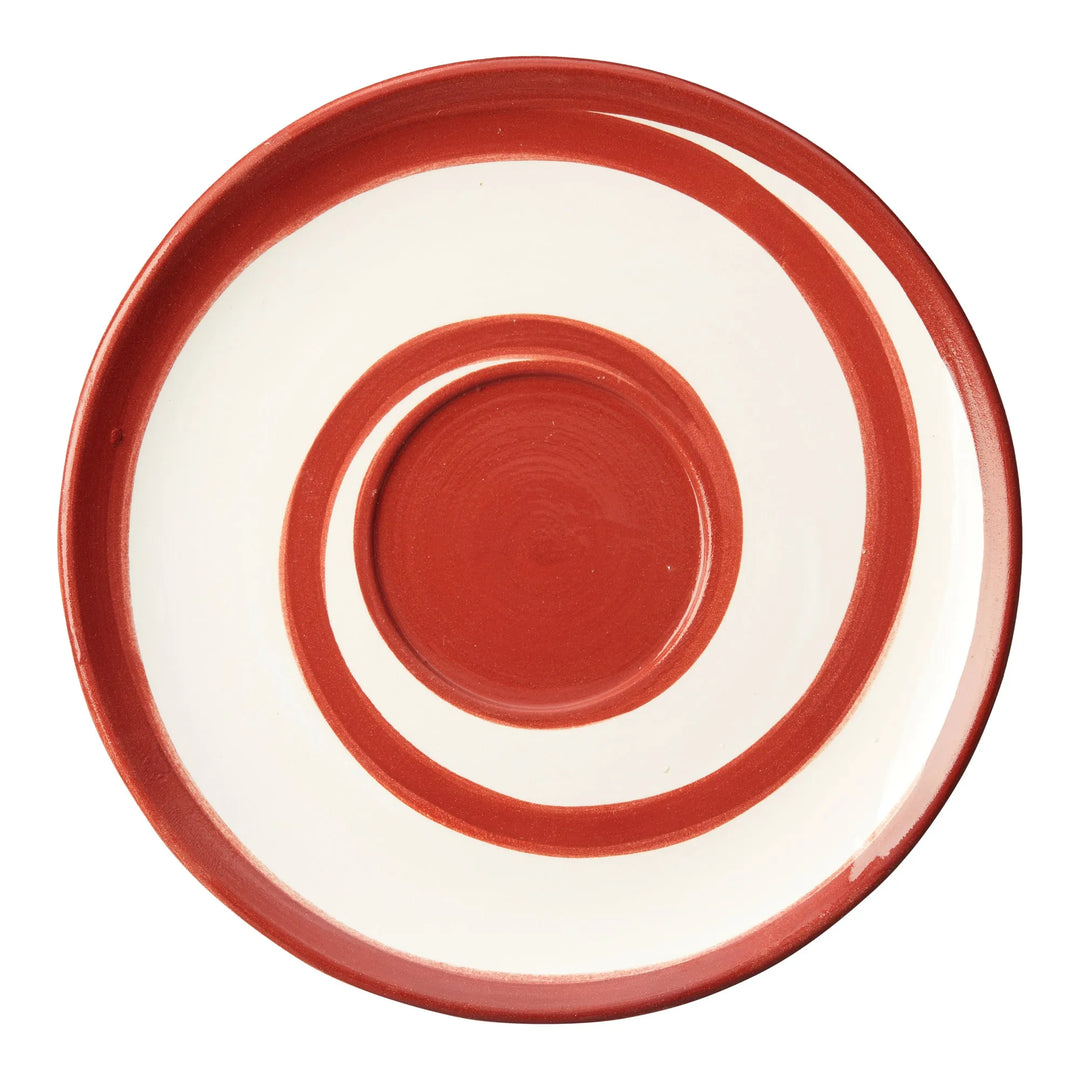 Red Wave Tea Cups (set of 2) - Arch - Ileana Makri store