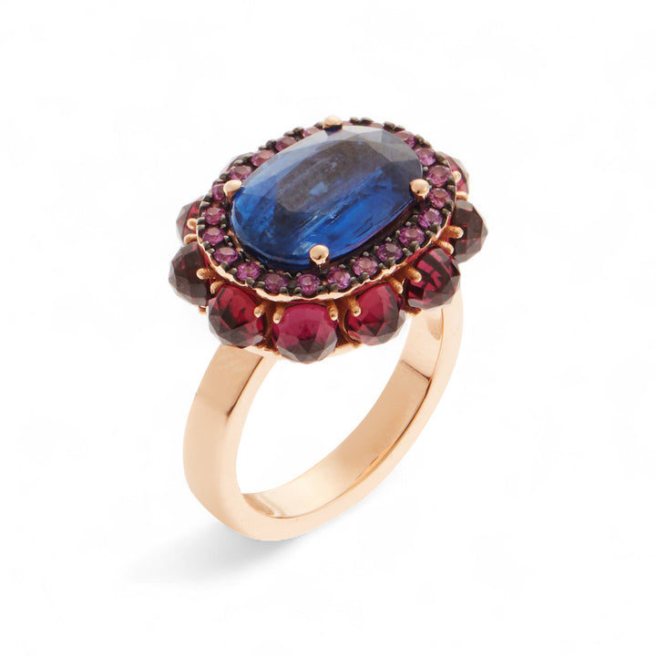 Silk Eternity Flower Ring